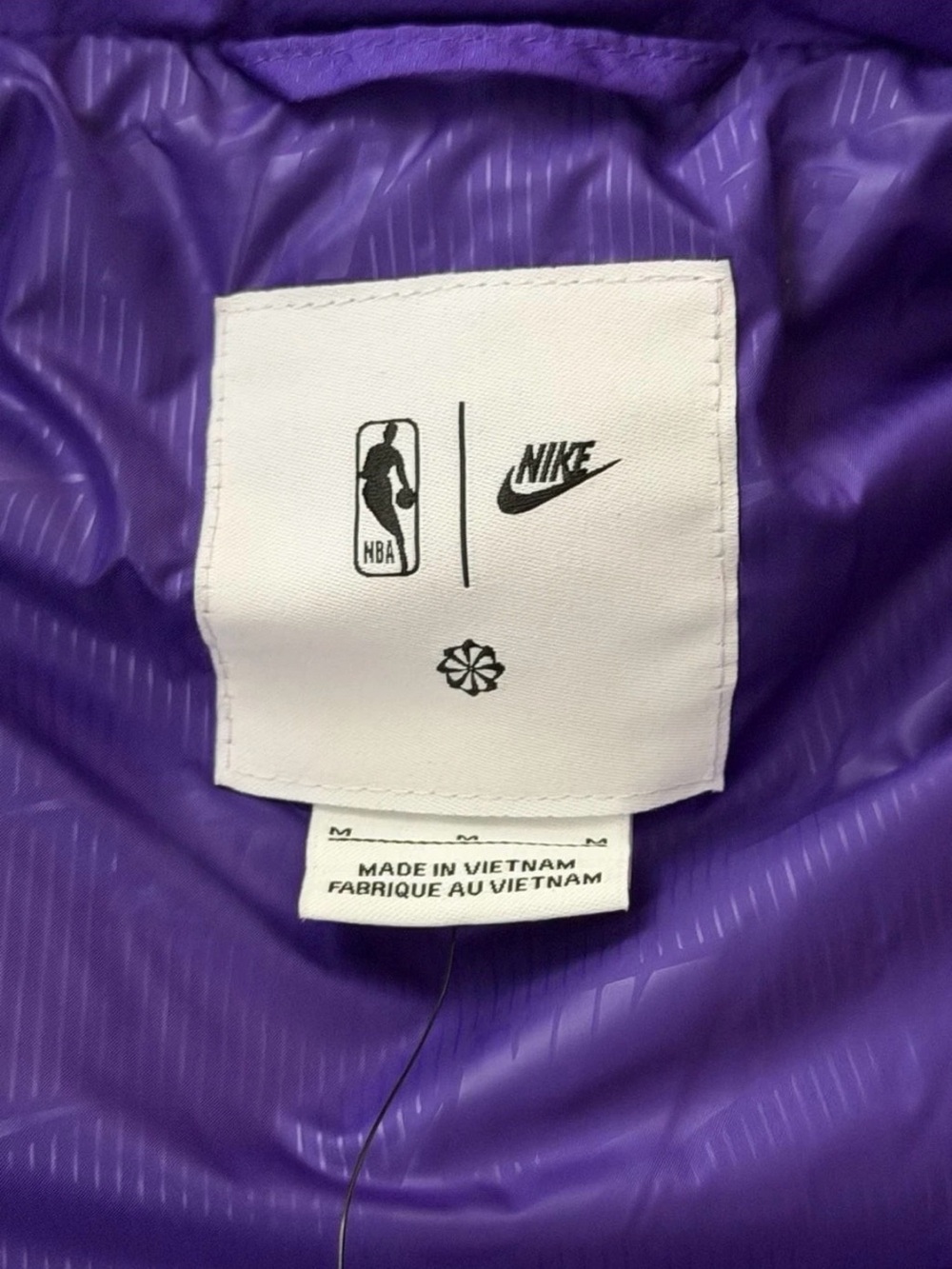 New Nike Los Angeles Lakers City Edition Men's NBA Puffer Vest Size Medium M - Picture 7 of 8